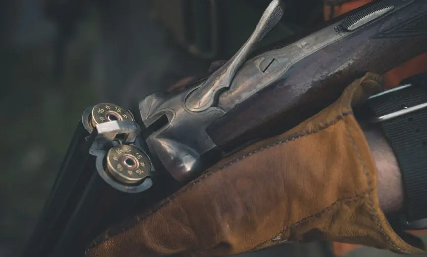 A 16 gauge fox sterlingworth side by side shotgun