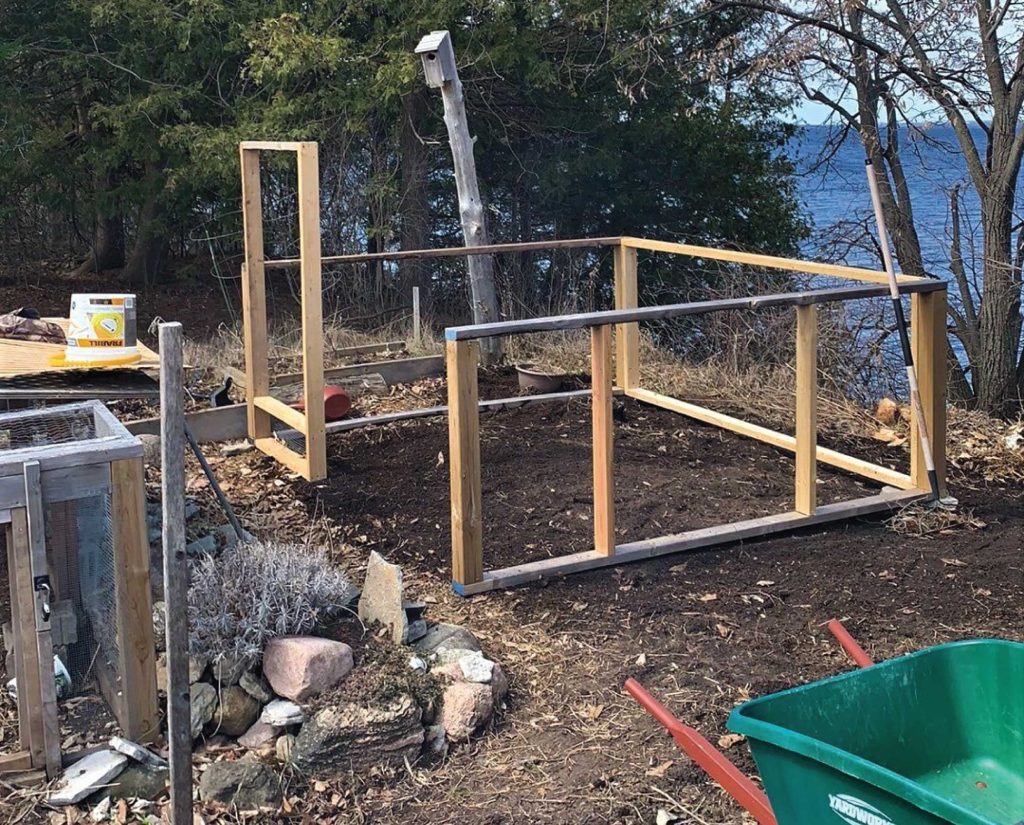 Building a grouse enclosure for quail