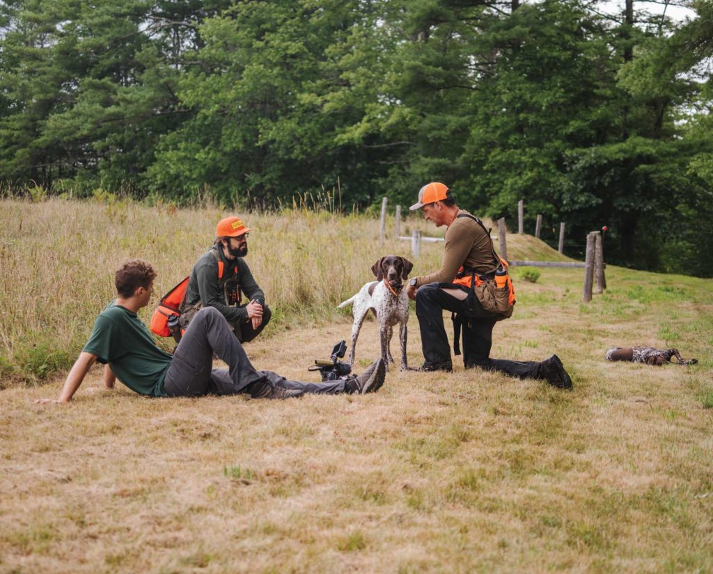 A dog trainer talks about moving to wild birds with a dog
