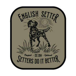 An English Setter Sticker