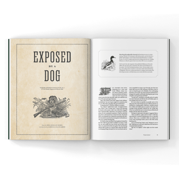 Bird dogs in a magazine
