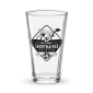 German Shorthaired pointer label design on a dishwasher safe pint glass