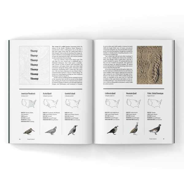 Birds of the Pacific Crest Trail in a magazine