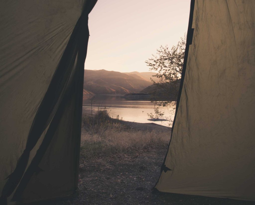 A look at Hell's Canyon from a public campground