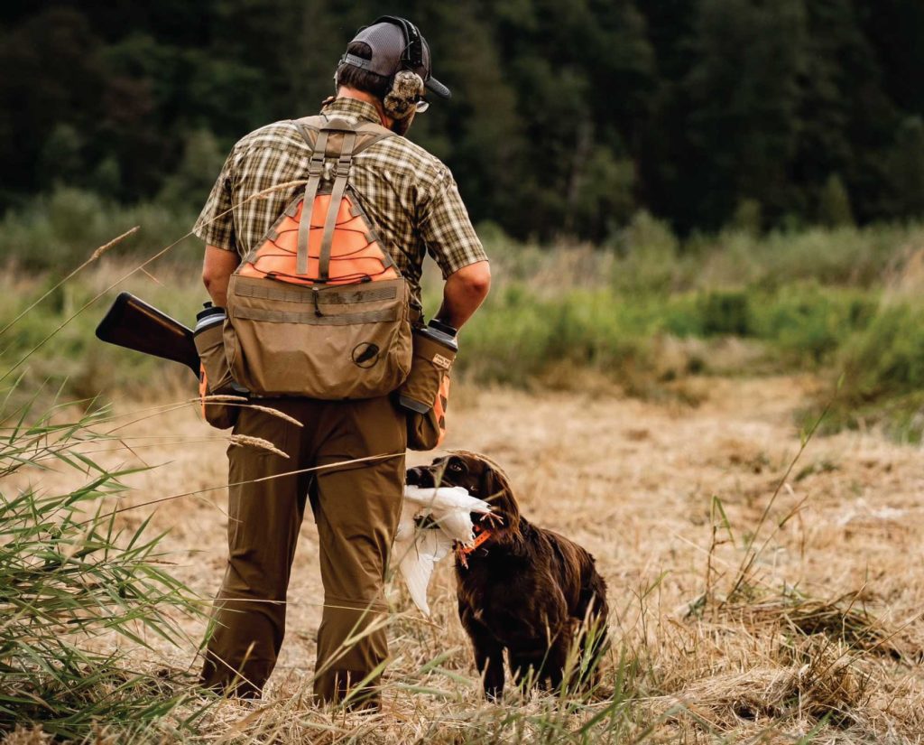 Preparing for the hunting dog for the NAVHDA utility test