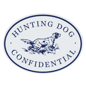 Hunting Dog Confidential Sticker