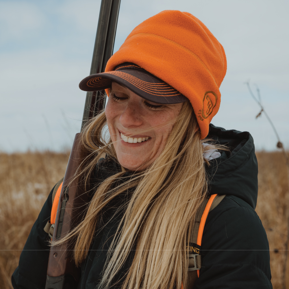 Woman Hunter Laughing