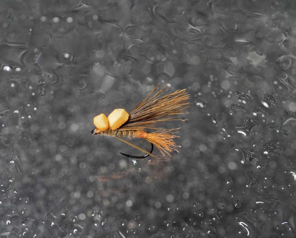 Matt’s Emerger made with pheasant feathers