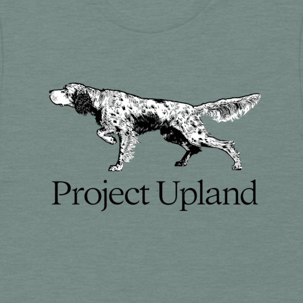 English Setter - Project Upland Logo T-shirt - Image 2