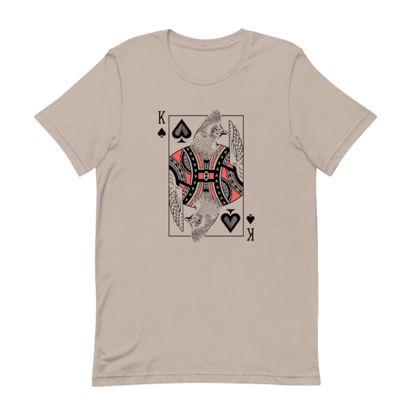 Ruffed Grouse King Playing Card T-shirt