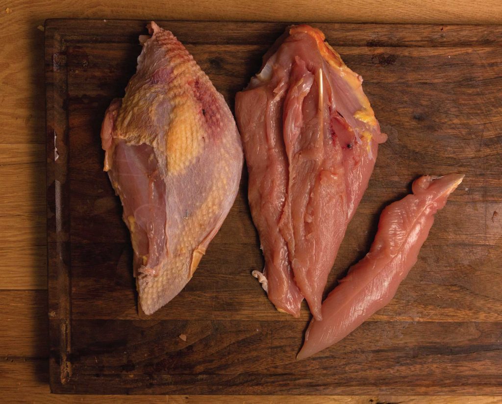 Wild turkey breasts and tenderloin