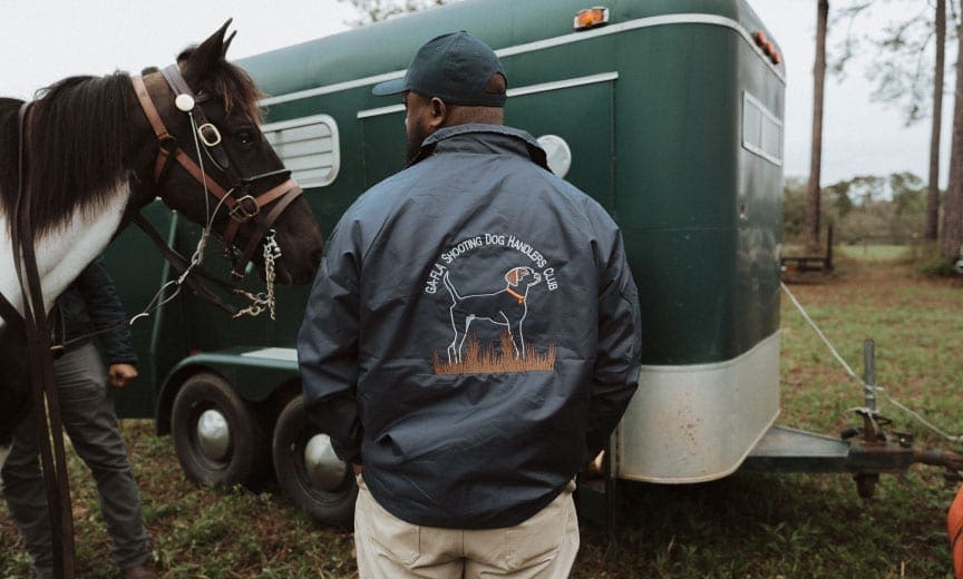 A member of the black handlers club also known as the GA-FL Shooting Dog Handlers Club