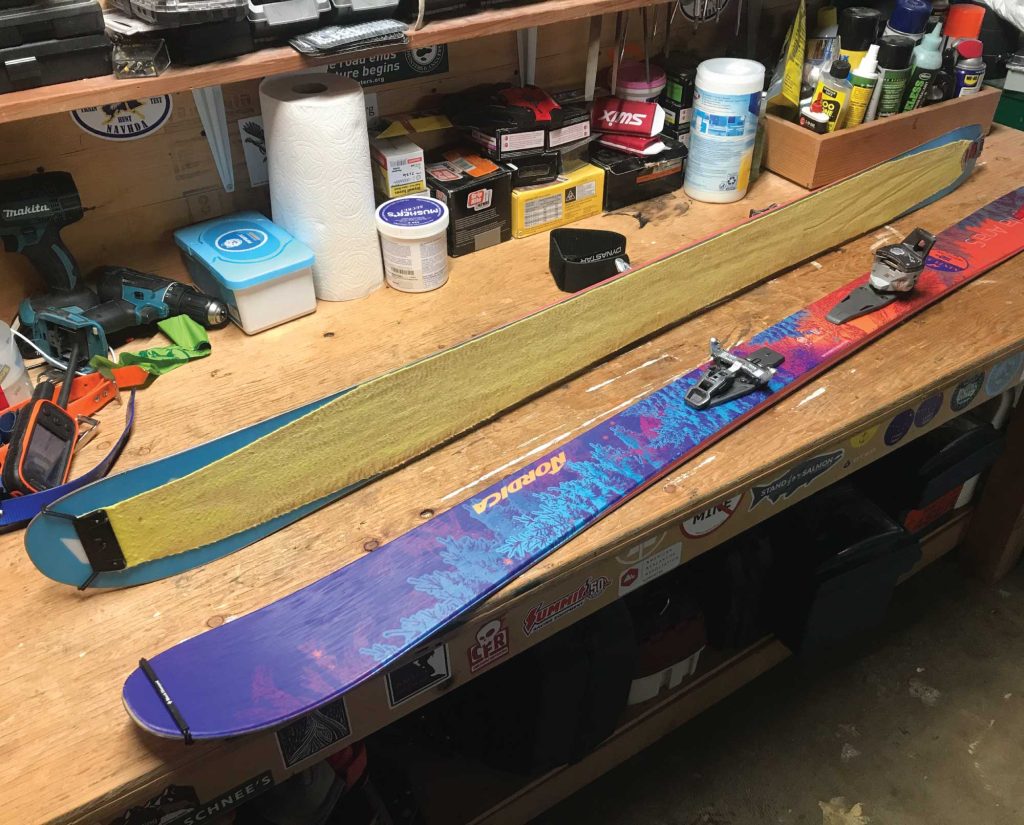 authors hunting ski setup