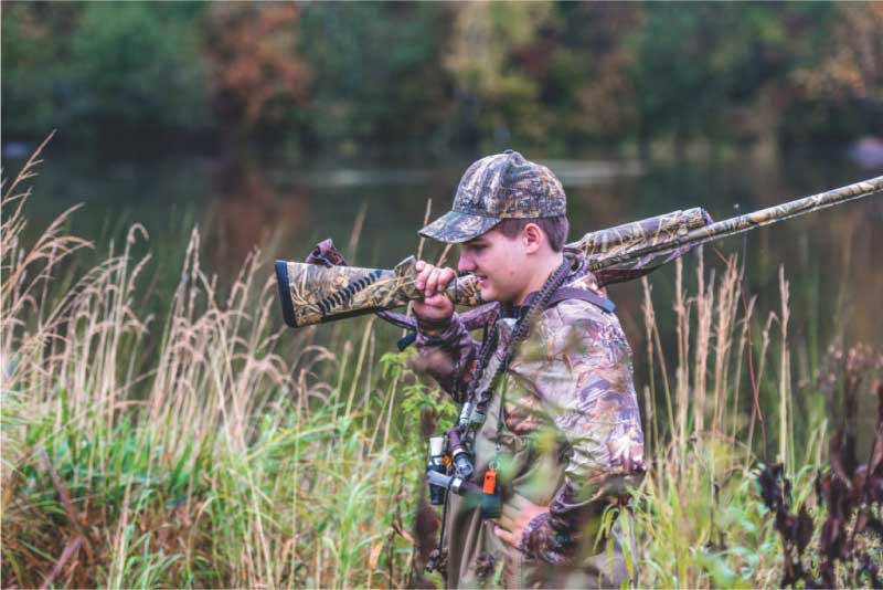 youth duck hunter on public lands