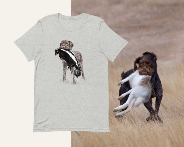 Wirehaired Tshirt with German wirehair