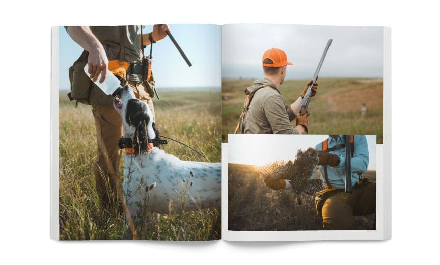 Hunting sharp-tailed grouse on public lands. 