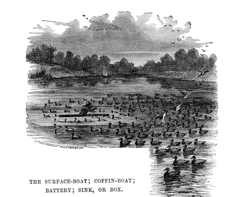 sinkbox on a classic early wood engraving by Louderback and Hoffman